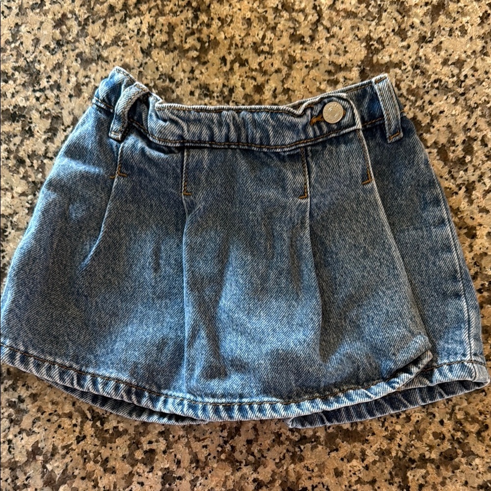 Zara Kids Girl Denim Skort (3-4 years)